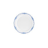 7.5 In. White/Navy Victorian Design Plates | 20 Count